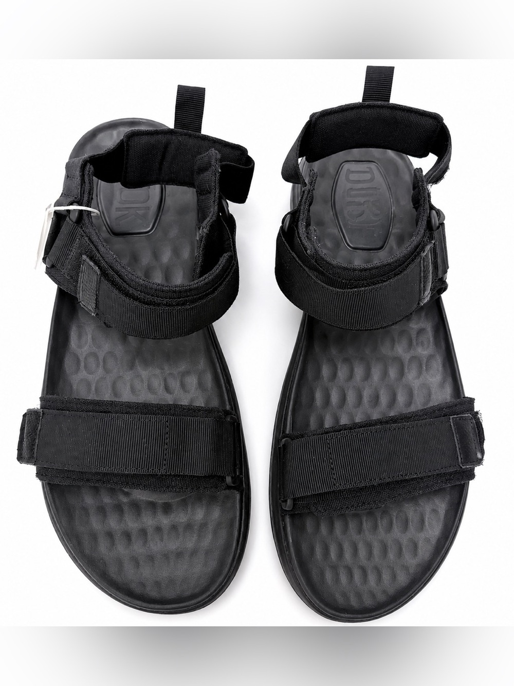 Hey Dude Black Adjustable Strap Sandals Size 13